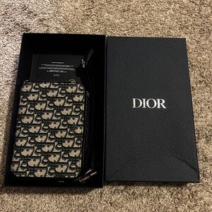 Dior Zipped Pouch with Strap
